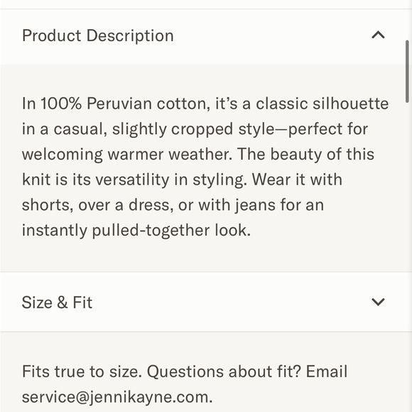 Jenni Kayne Cream and Black Striped Crewneck Sweater - Picture 15 of 15